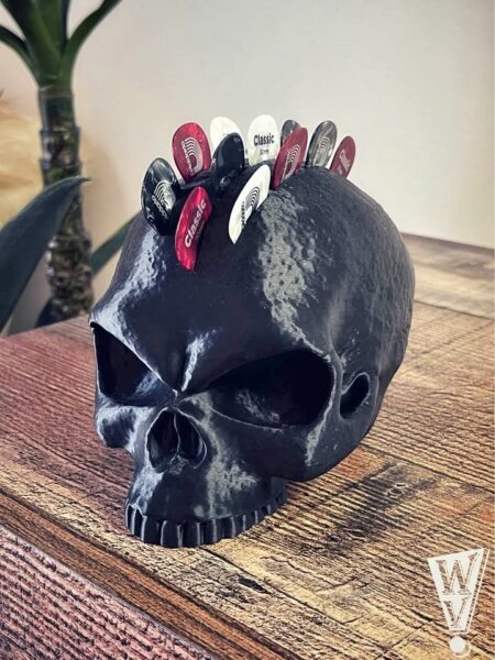 Skull Guitar Pick Holder
